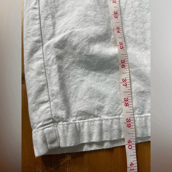 Womens High Rise Wide Leg %100  cotton Pants Size XL - Picture 5 of 9